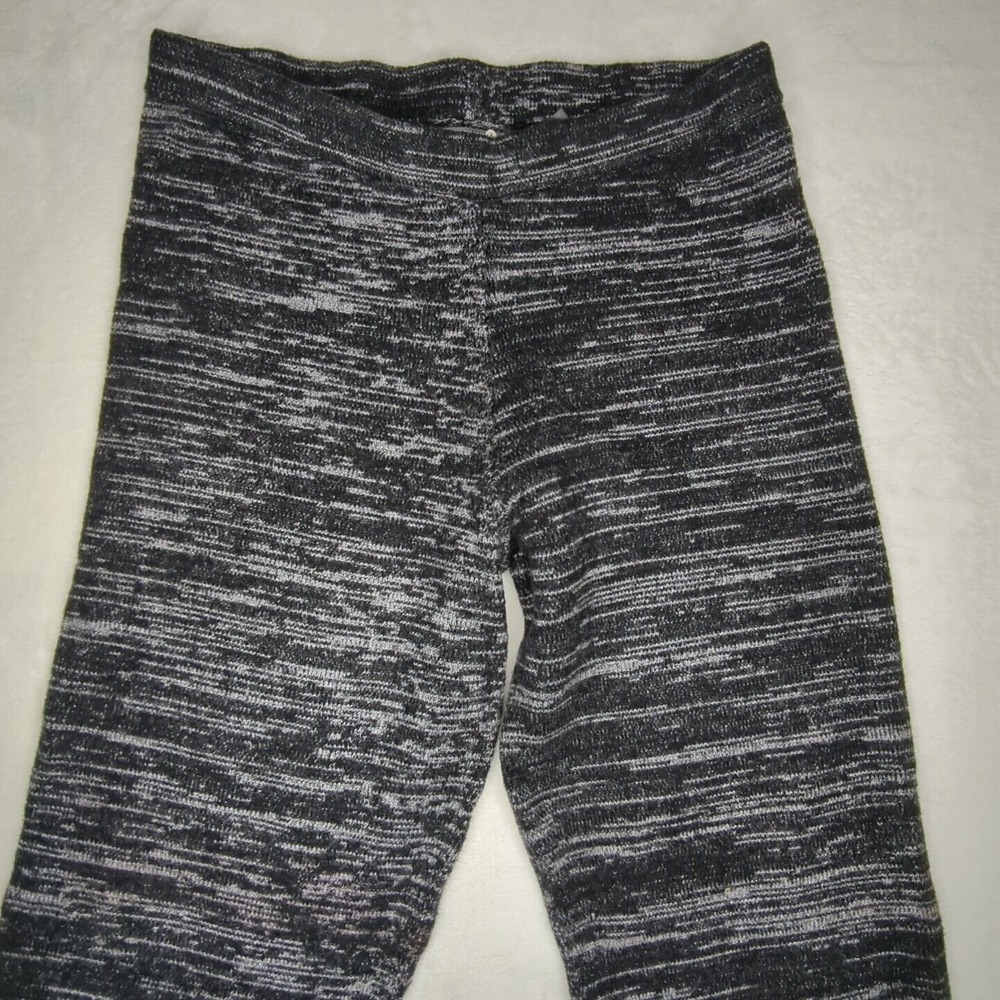 Anthropologie‎ Womens Casual Flare Sweater Pants. Black/Gray. Size M